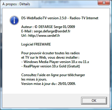 DS-WebRadioTV - TV en fentre PopUp